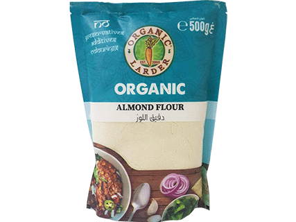 ORGANIC LARDER Blanched Almond Flour, 500g - Organic, Gluten Free, Natural