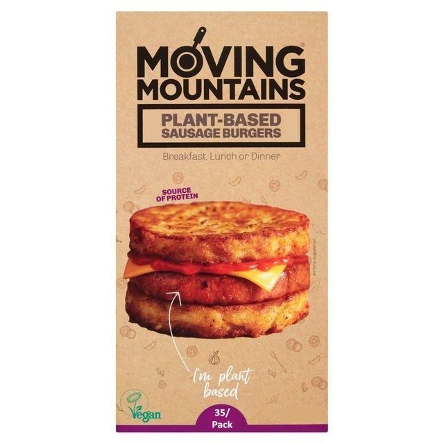 MOVING MOUNTAINS Vegan Sausage Patties, 36x56g - Pack of 36