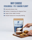 ECOLOGICAL Gluten-Free 1:1 Baking Flour- 500g