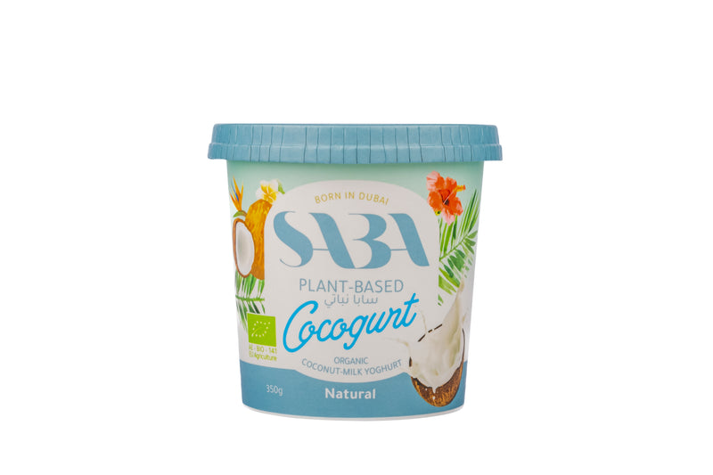 SABA Vegan Yoghurt Natural, Cocogurt, 350g - Organic