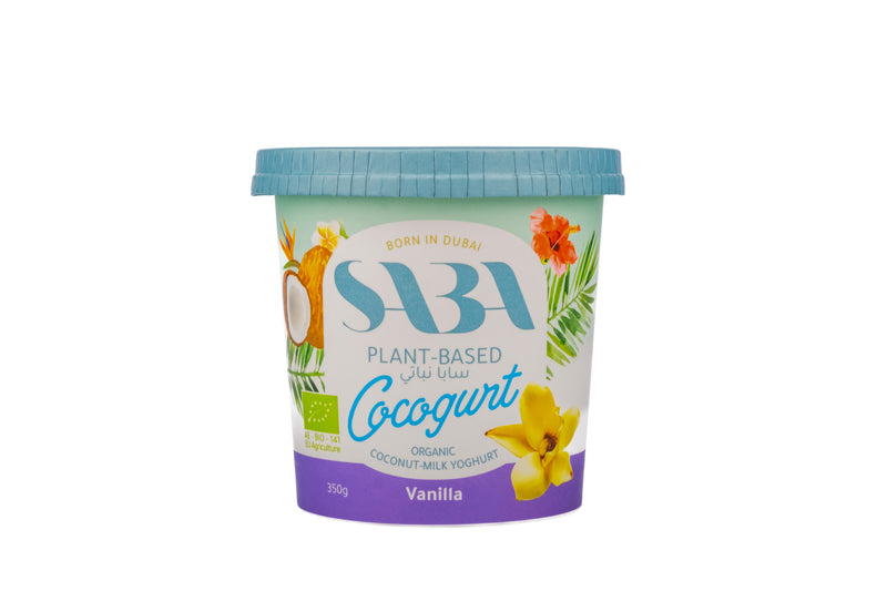 SABA Vegan Yoghurt Vanilla, Cocogurt, 350g - Organic