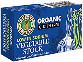 ORGANIC LARDER Vegetable Stock, Low in Sodium, 66g - Organic, Vegan, Gluten Free