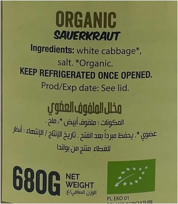 ORGANIC LARDER Sauer-Kraut Original, 680g - Organic, Vegan