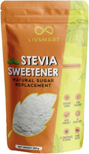 LIVSMART Stevia Sweetener, Natural Sugar Replacement, 250g - Vegan, Keto Friendly