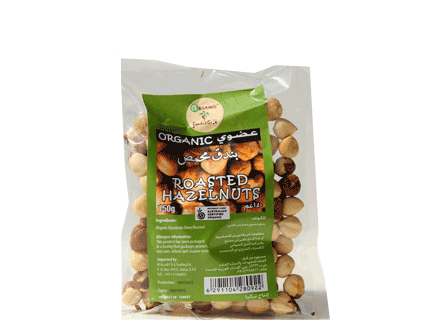 ORGANIC LARDER Roasted Hazelnuts, 150g - Organic, Natural