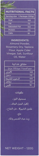 EAT BETTER FOODS Almond Flour Rosemary Crackers, Pack of 6, Vegan, Gluten Free