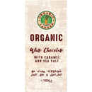 ORGANIC LARDER White Chocolate With Caramel & Sea Salt, 100g - Organic, Natural