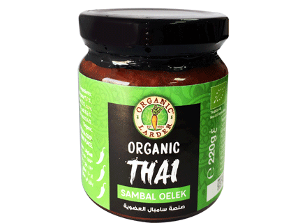 ORGANIC LARDER Sambal Oelek, 220g - Organic, Vegan, Natural