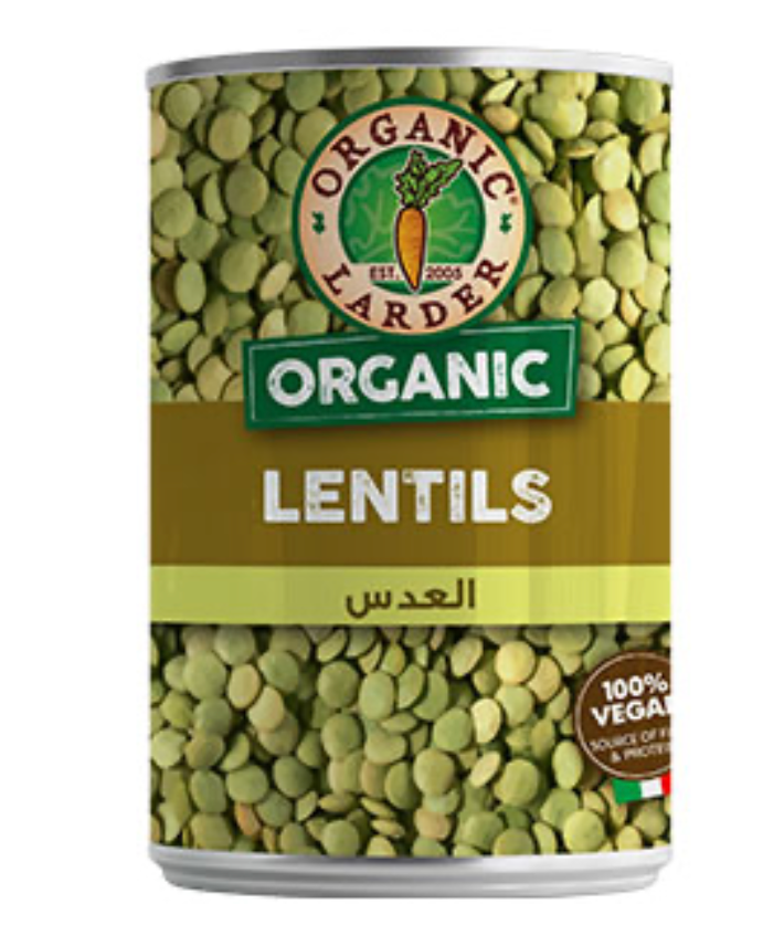 ORGANIC LARDER Organic Lentils, 400g - Organic, Vegan