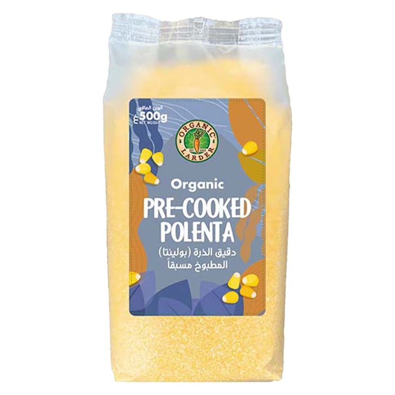 ORGANIC LARDER  Pre-Cooked Polenta, 500g