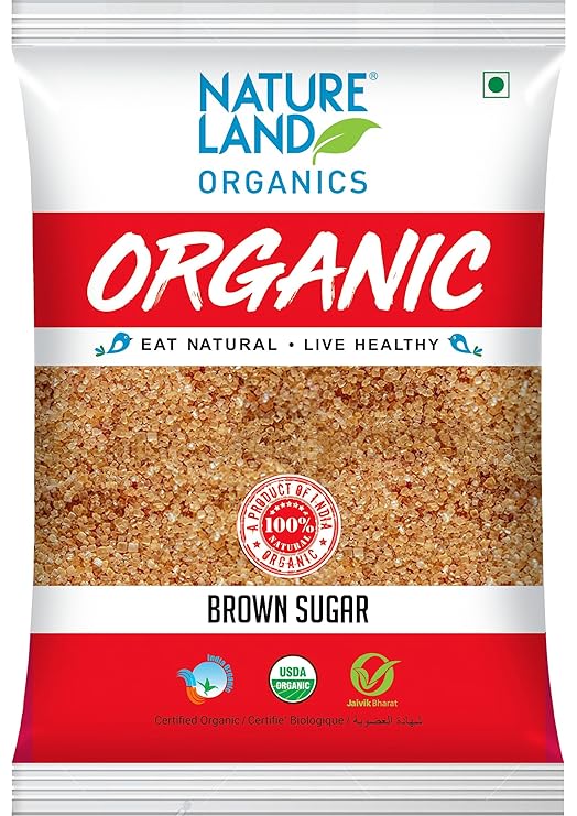 NATURELAND Organic Brown Sugar, 1kg