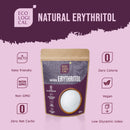 Pure ECOLOGICAL Natural Erythritol, 400g - Zero-Calorie Sweetener for Health-Conscious Living