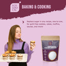 Pure ECOLOGICAL Natural Erythritol, 400g - Zero-Calorie Sweetener for Health-Conscious Living