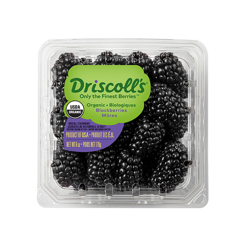 DRISCOLL'S Organic Blackberries, 170g