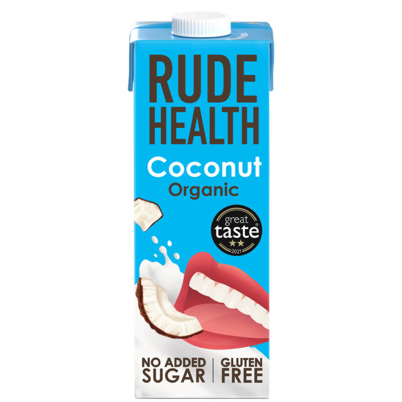 RUDE HEALTH Coconut Milk, 1L - Organic, Vegan, Gluten Free, Sugar Free