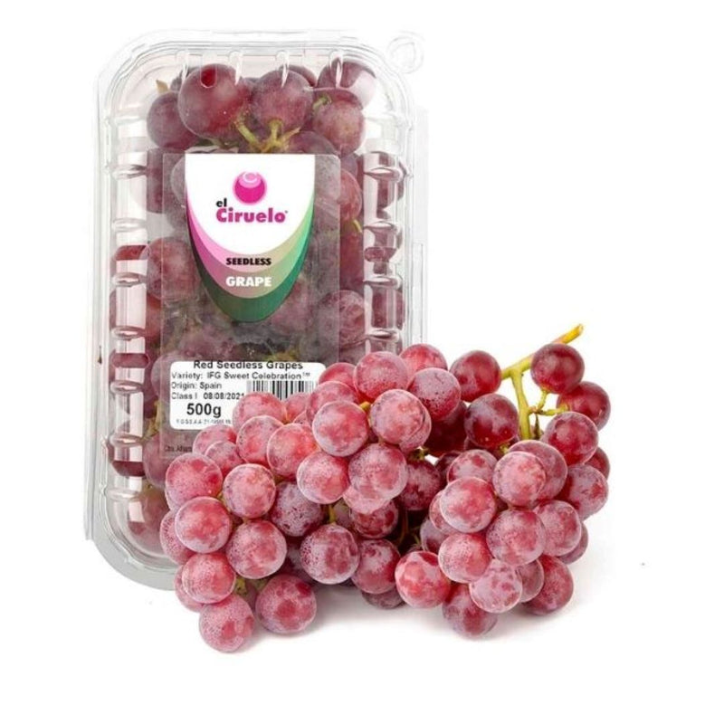 FRESH Red Grapes Tawny Seedless, 500g