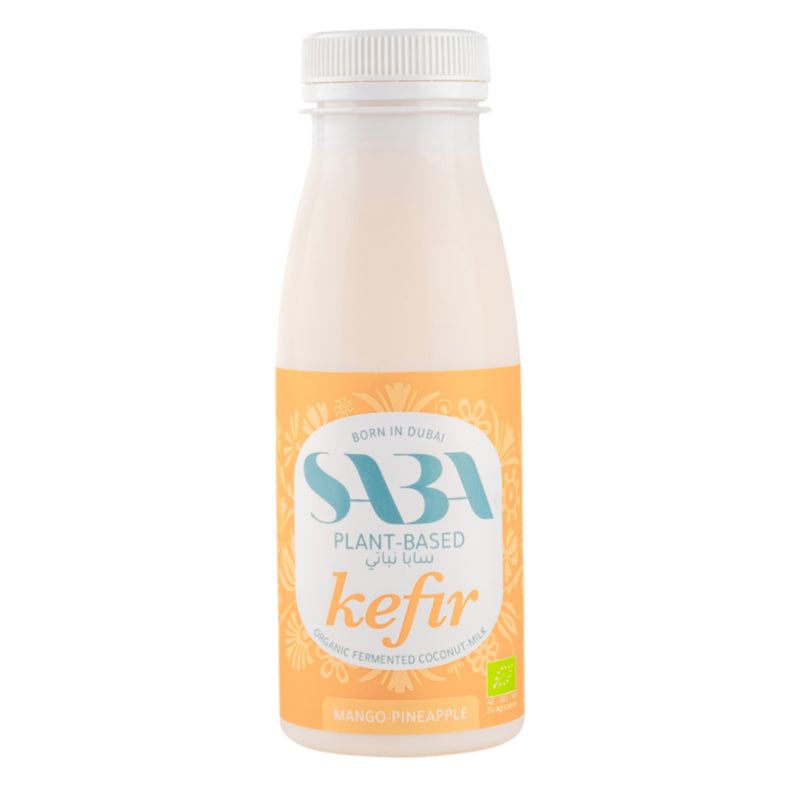 SABA Coconut Kefir Milk Mango & Pineapple, 250ml - Organic, Vegan