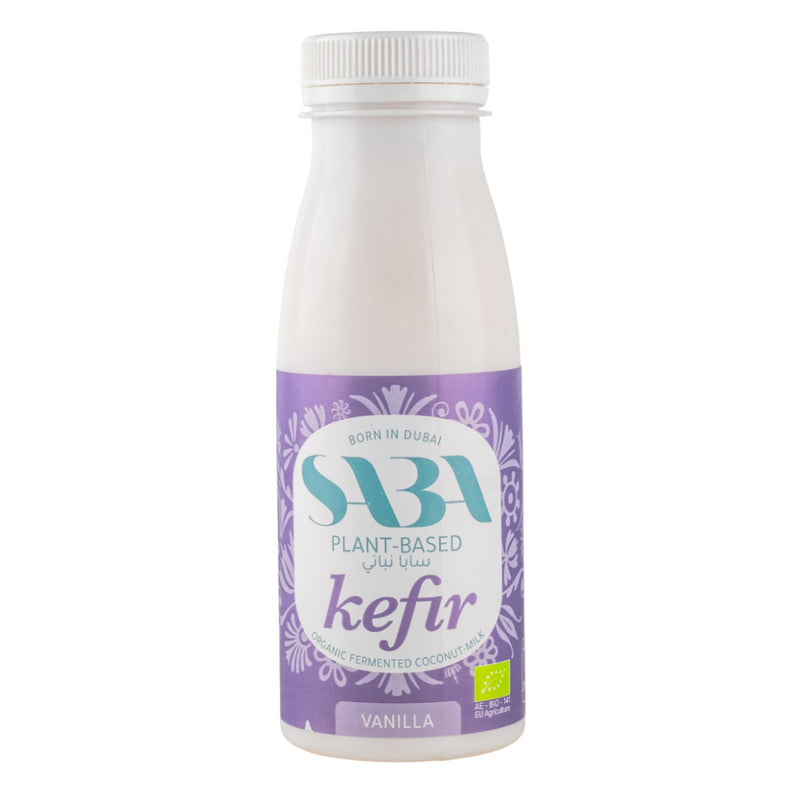 SABA Coconut Kefir Milk Vanilla, 250ml - Organic, Vegan