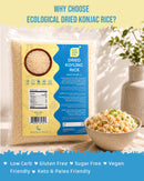 ECOLOGICAL Dried Konjac Rice, 1 Kg