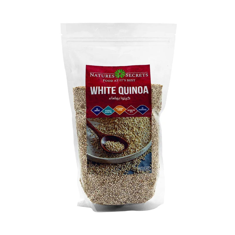 NATURES SECRET Organic White Quinoa, 500g, Gluten free, Keto