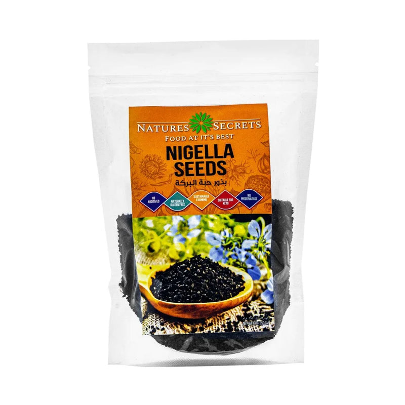 NATURES SECRET Nigella Seeds, 250g Keto, Gluten free