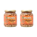 Organic Larder Chickpeas in Brine 340g, PACK OF 2