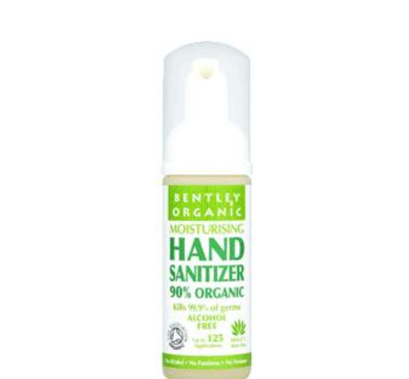 Bentley Organic Moisturizing Hand Sanitizer, 50mL, Organic