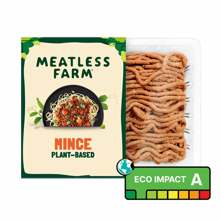 THE MEATLESS FARM Plant Based Meat Free Ground Mince, 400g