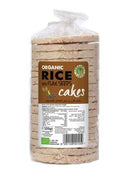 ORGANIC LARDER Rice Cakes With Flax Seeds, 120g - Organic