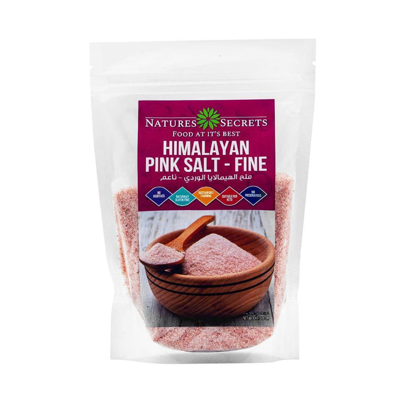 NATURES SECRET Himalayan Pink Salt – Fine, 300g, Keto, Gluten free