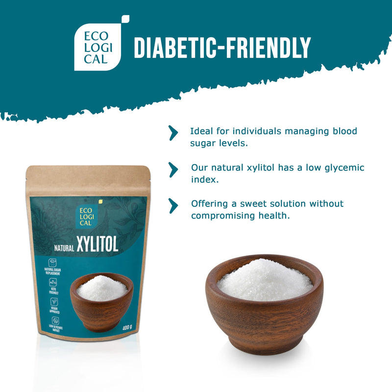Premium ECOLOGICAL Natural Xylitol - Sugar Substitute for Healthy and Sustainable Living