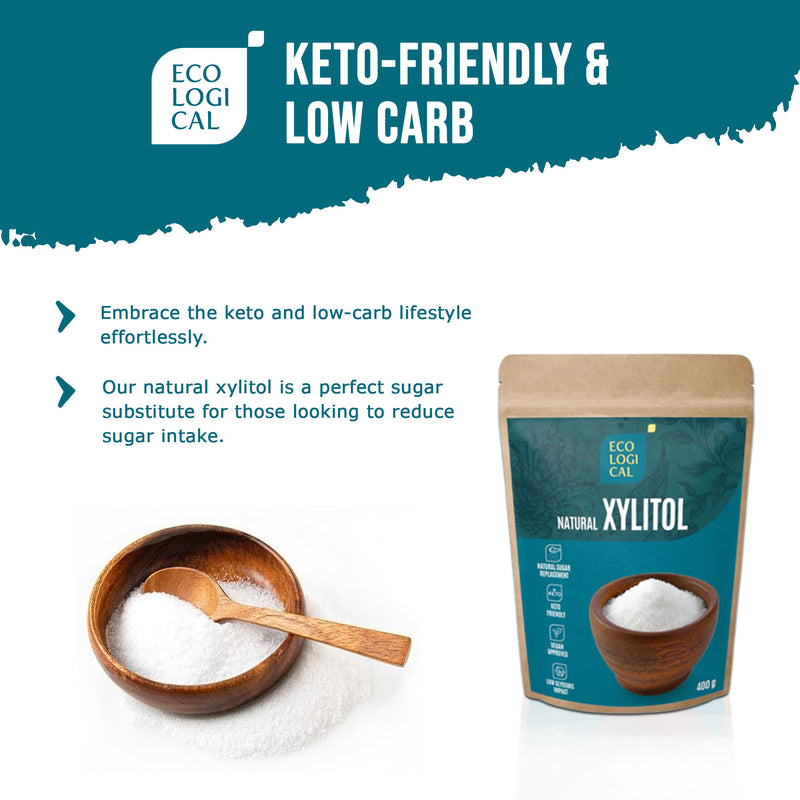 Premium ECOLOGICAL Natural Xylitol - Sugar Substitute for Healthy and Sustainable Living
