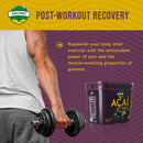 AMAZONAS4U Acai Puree with Guarana - 3.2kg Tub | Frozen Superfood Blend for Health-Conscious Living