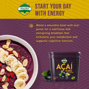 AMAZONAS4U Acai Puree with Guarana - 3.2kg Tub | Frozen Superfood Blend for Health-Conscious Living