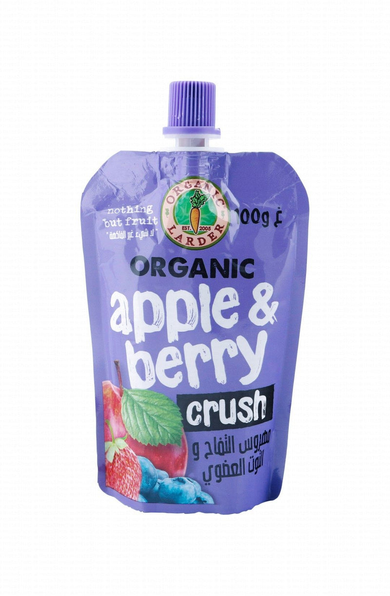 ORGANIC LARDER Apple Berry Crush, 100g - Organic, Natural