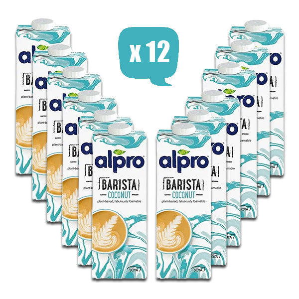ALPRO Coconut Barista With Soya For Professional, 1Ltr - Pack Of 12, Vegan