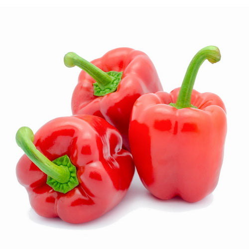 FRESH Red Capsicums, 1Kg (4 to 6 Pcs)