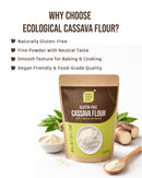 ECOLOGICAL Gluten-Free Cassava Flour, 500g