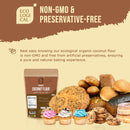 ECOLOGICAL Organic Coconut Flour, 500g - Gluten Free & Versatile for Healthy Baking