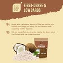 ECOLOGICAL Organic Coconut Flour, 500g - Gluten Free & Versatile for Healthy Baking