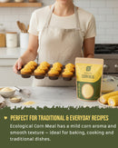 ECOLOGICAL Gluten-Free Corn Meal, 500g