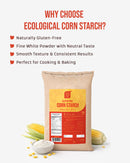 ECOLOGICAL Gluten-Free Corn Starch, 20 Kg