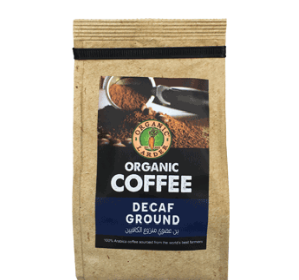 ORGANIC LARDER Organic Coffee Decaf Ground, 250g - Organic, Natural