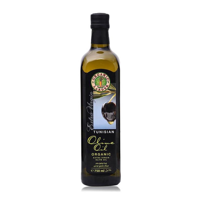 ORGANIC LARDER Tunisian Extra Virgin Olive Oil, 750ml - Organic, Natural