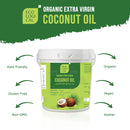 ECOLOGICAL Organic Extra Virgin Coconut Oil, 4Ltr