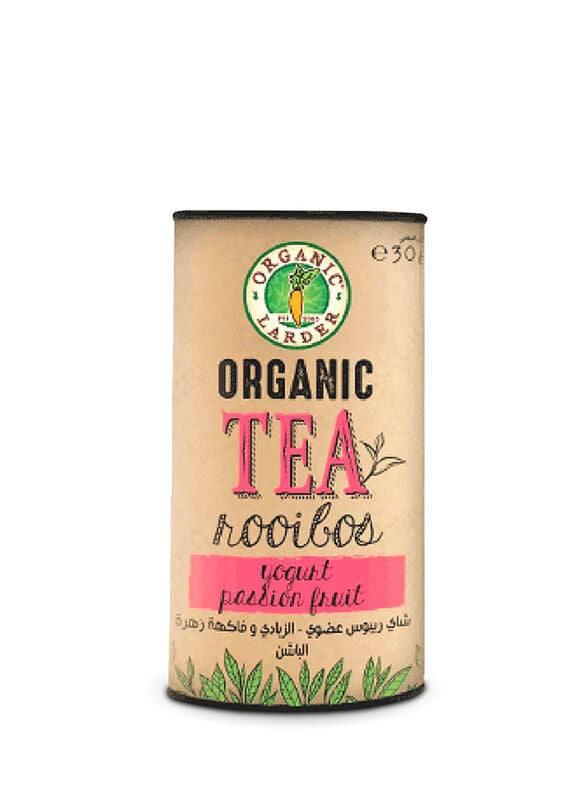 ORGANIC LARDER Rooibos Yogurt and Passion Fruit Tea, 30g - Organic, Vegan, Natural