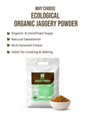 ECOLOGICAL Organic Jaggery Powder, 2.5 kg