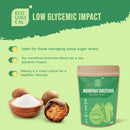 Premium ECOLOGICAL Monkfruit Powder with Erythritol, 400g - Sugar-Free Sweetener for Healthy Living