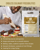 ECOLOGICAL Gluten-Free Potato Starch, 2.5 Kg