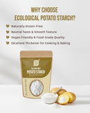 ECOLOGICAL Gluten-Free Potato Starch, 500g